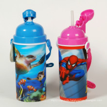 Eco-Friendly Plastic 3D Lenticular Cups with Lids and Straws